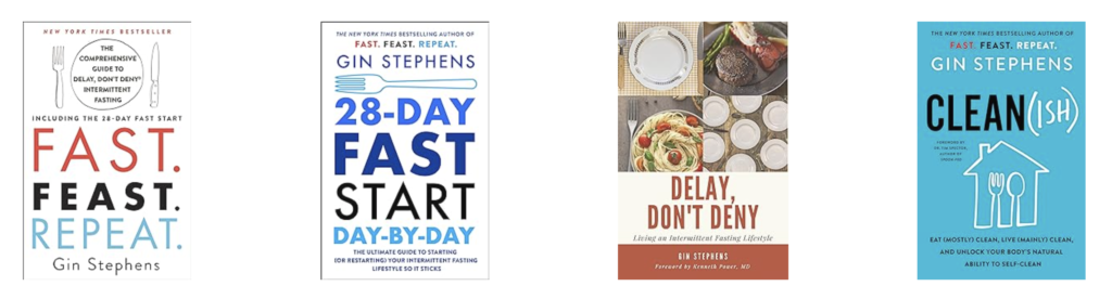 Books by Gin Stephens on Intermittent Fasting